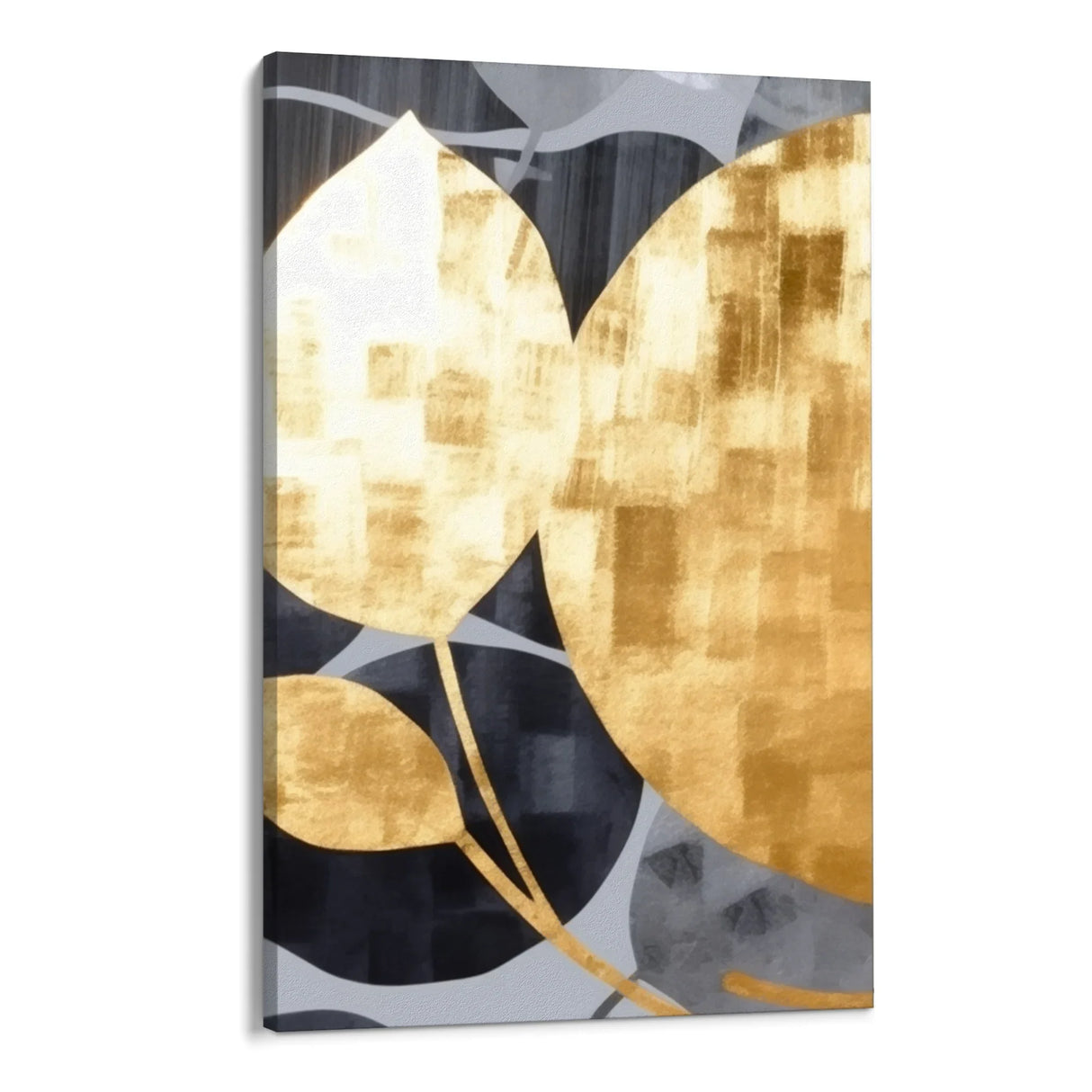 Quadro Stampa su Tela Fioriture dorate - CupidoDesign