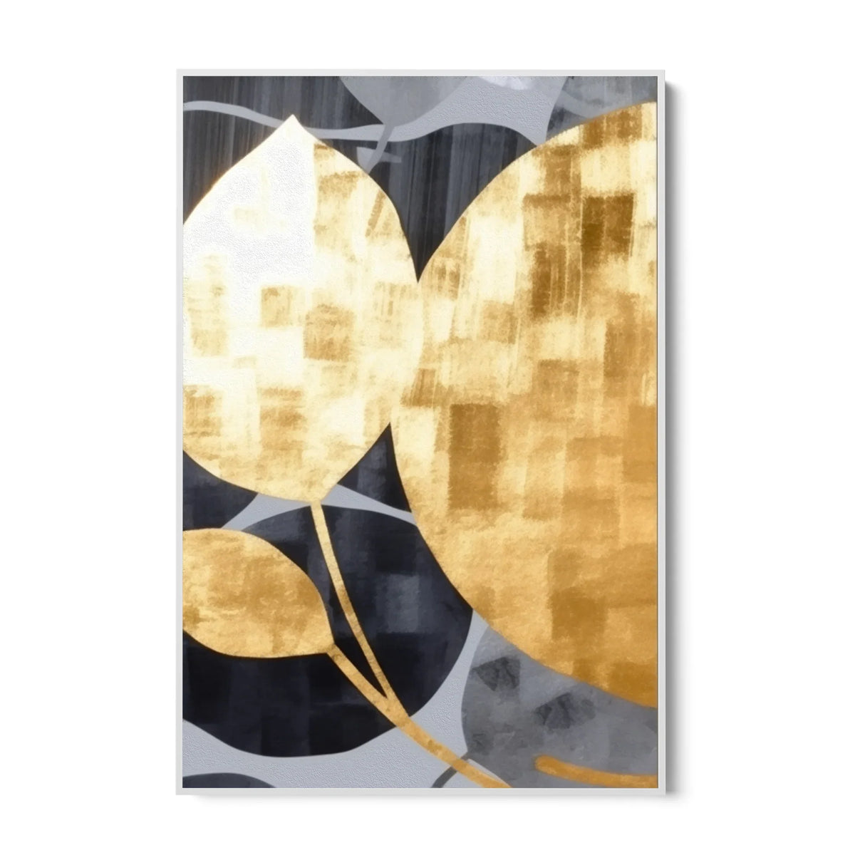 Quadro Stampa su Tela Fioriture dorate - CupidoDesign