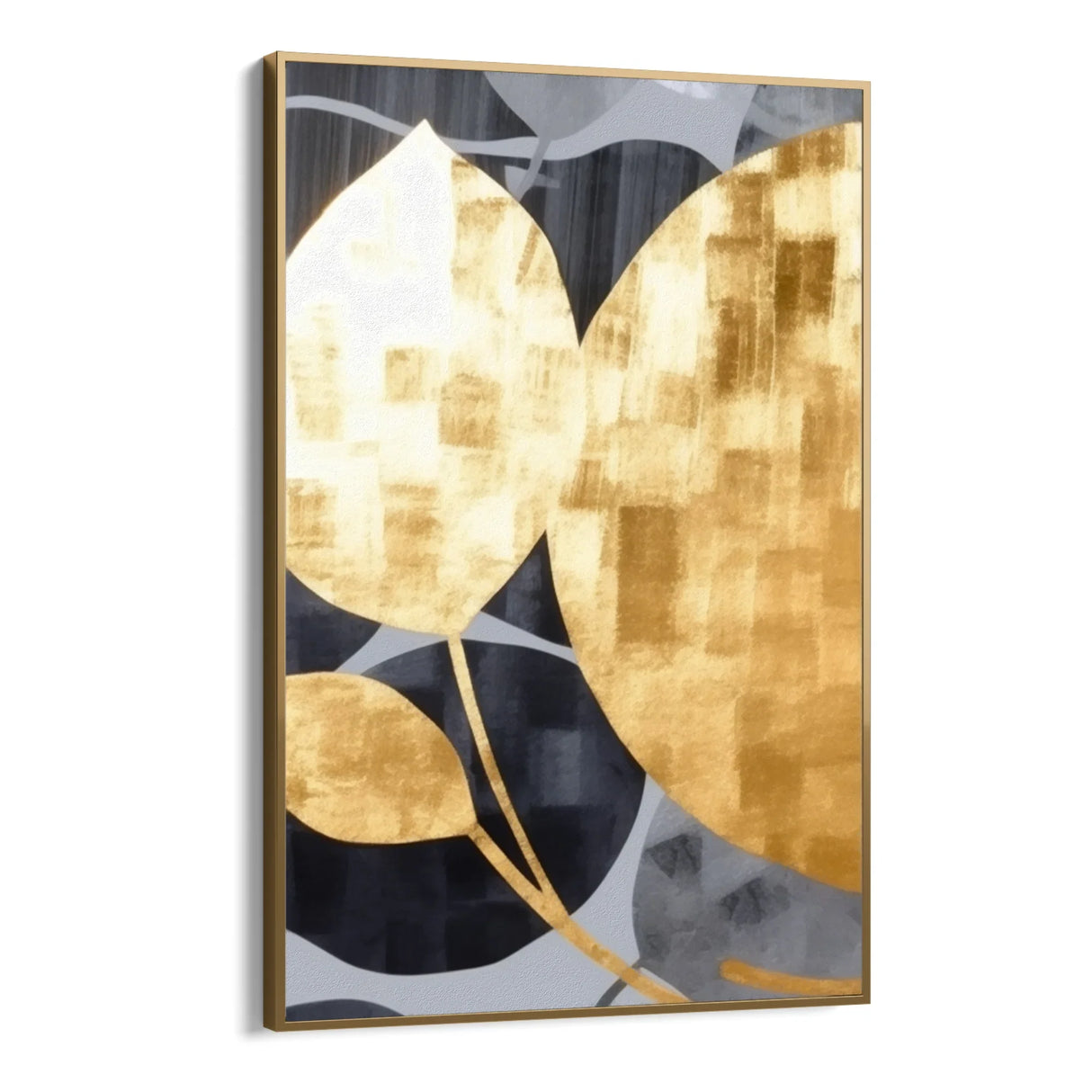 Quadro Stampa su Tela Fioriture dorate - CupidoDesign