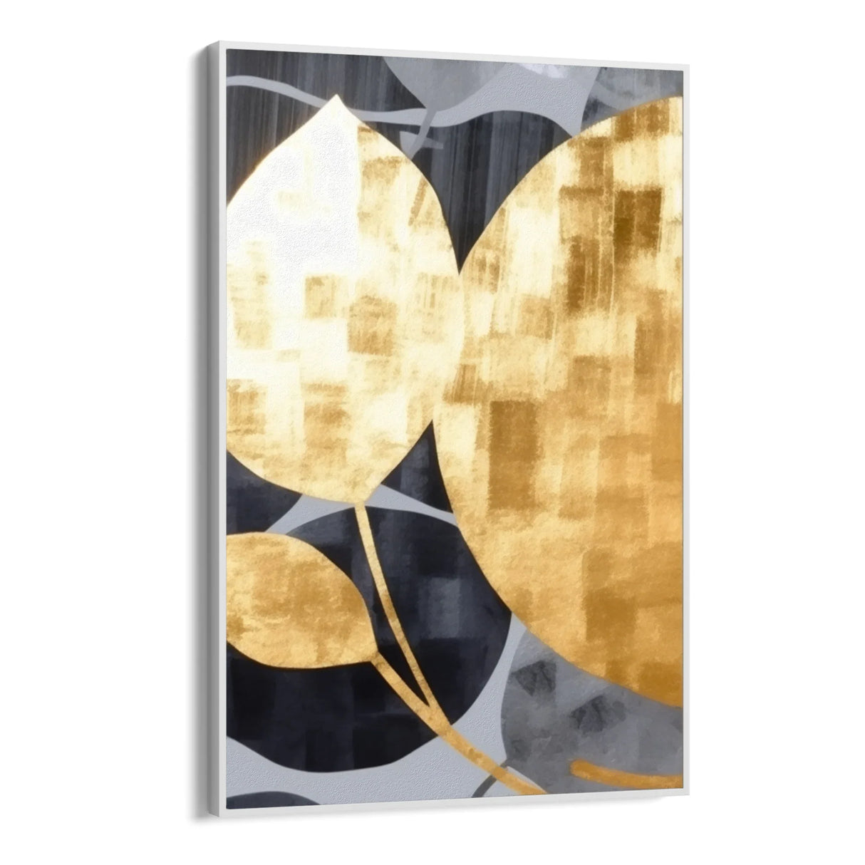Quadro Stampa su Tela Fioriture dorate - CupidoDesign
