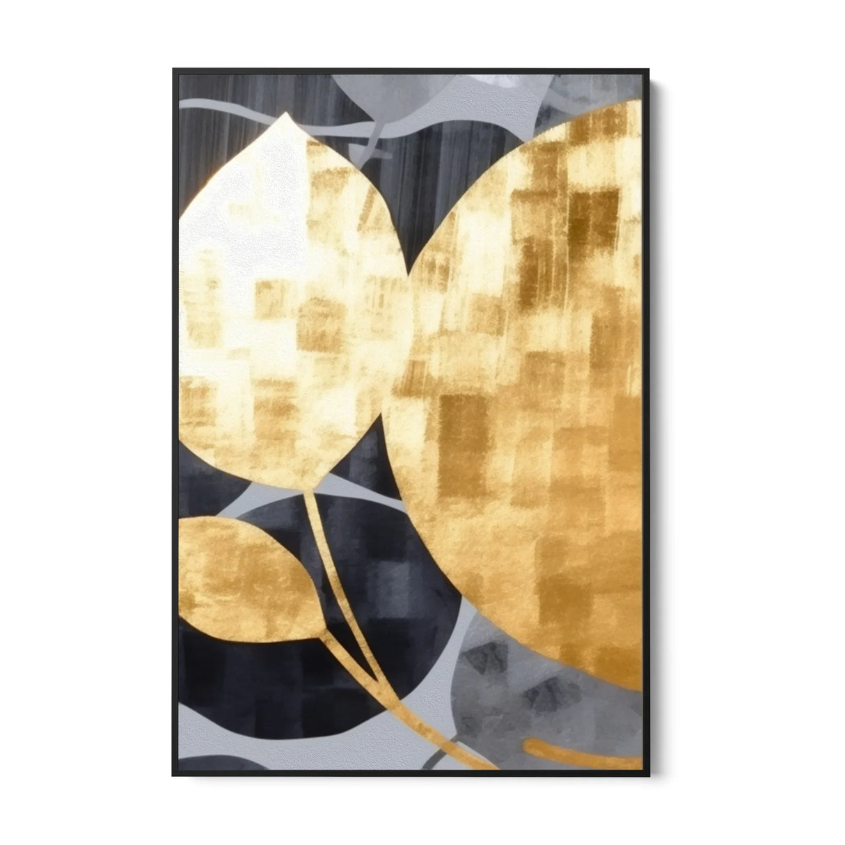 Quadro Stampa su Tela Fioriture dorate - CupidoDesign