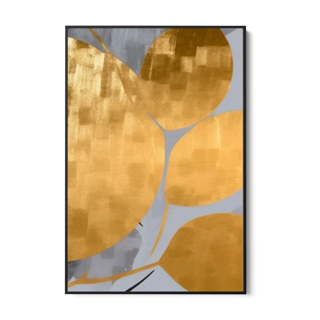 Quadro Stampa su Tela Fioriture dorate - CupidoDesign