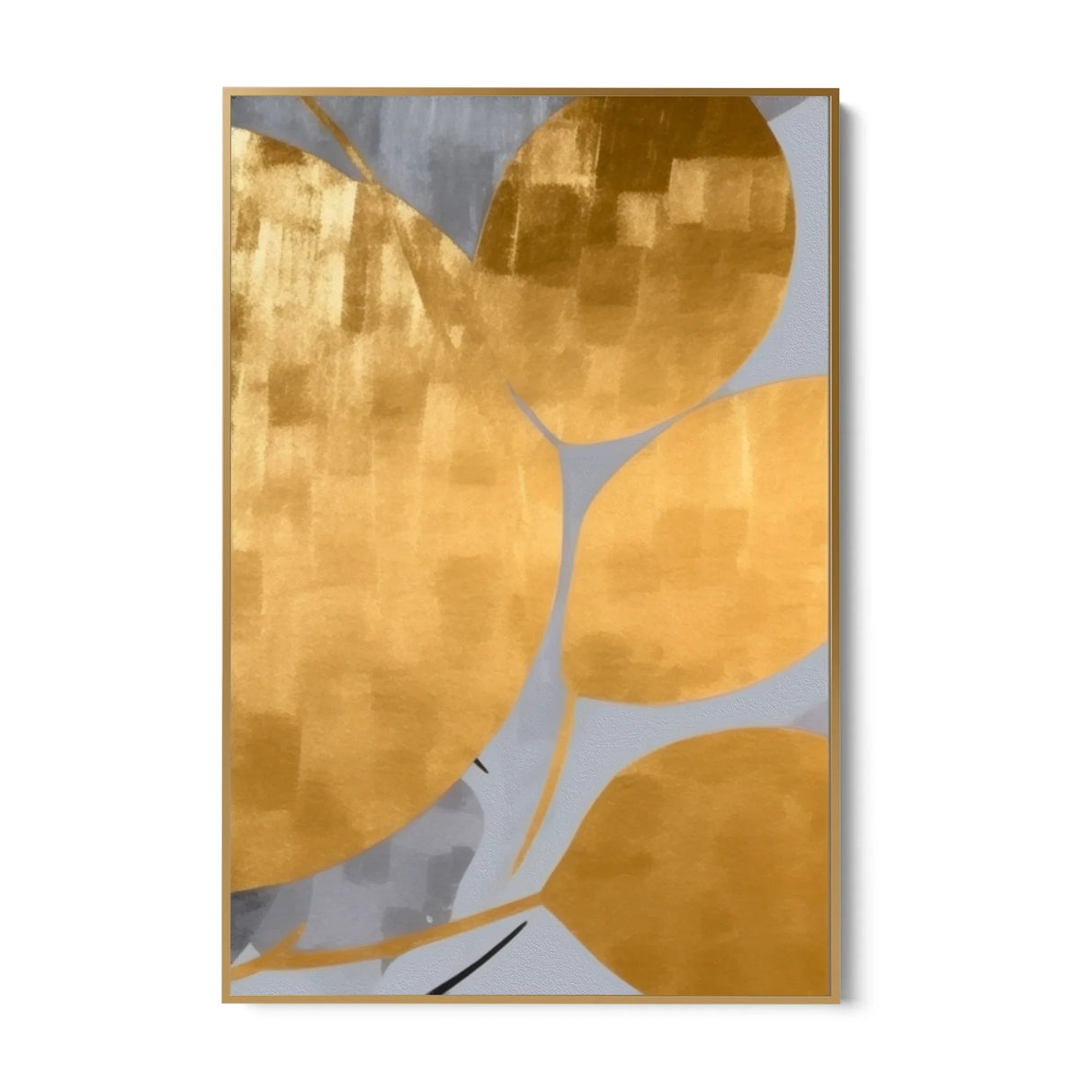 Quadro Stampa su Tela Fioriture dorate - CupidoDesign