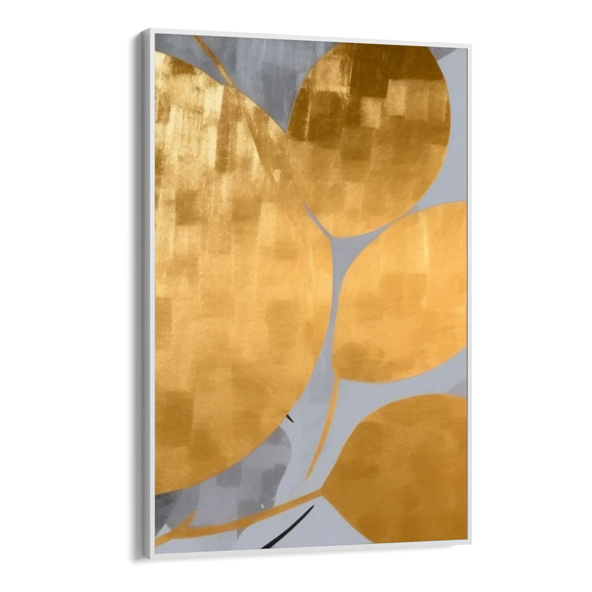 Quadro Stampa su Tela Fioriture dorate - CupidoDesign