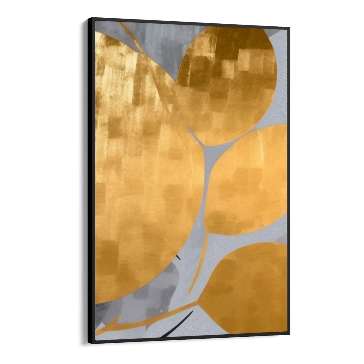 Quadro Stampa su Tela Fioriture dorate - CupidoDesign