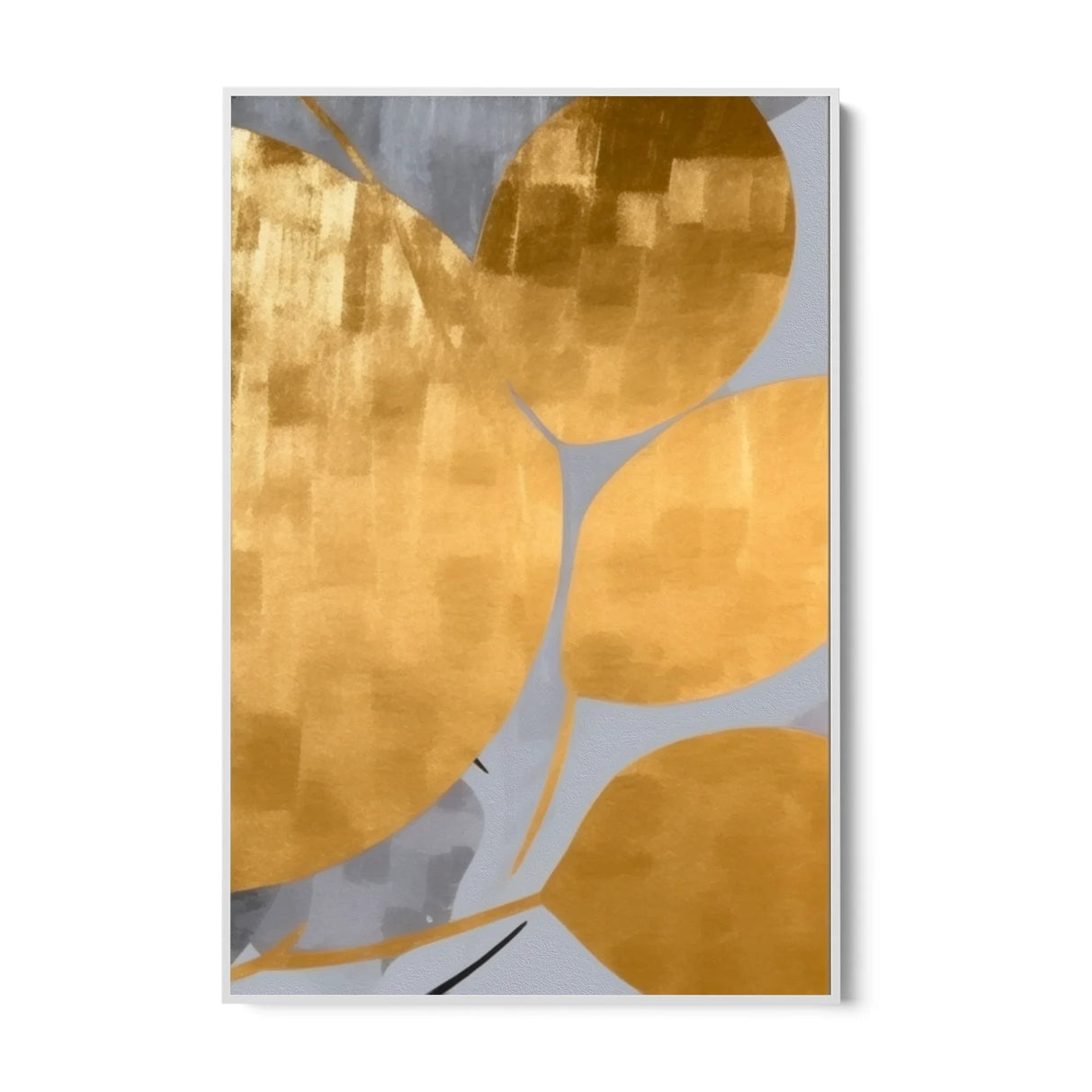Quadro Stampa su Tela Fioriture dorate - CupidoDesign