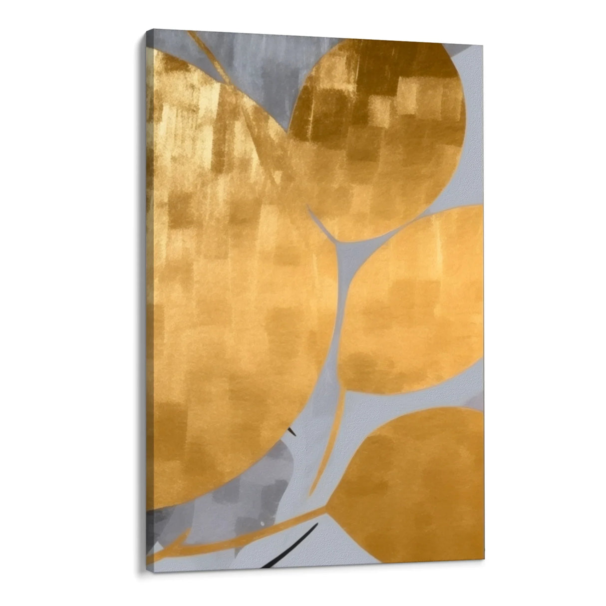 Quadro Stampa su Tela Fioriture dorate - CupidoDesign