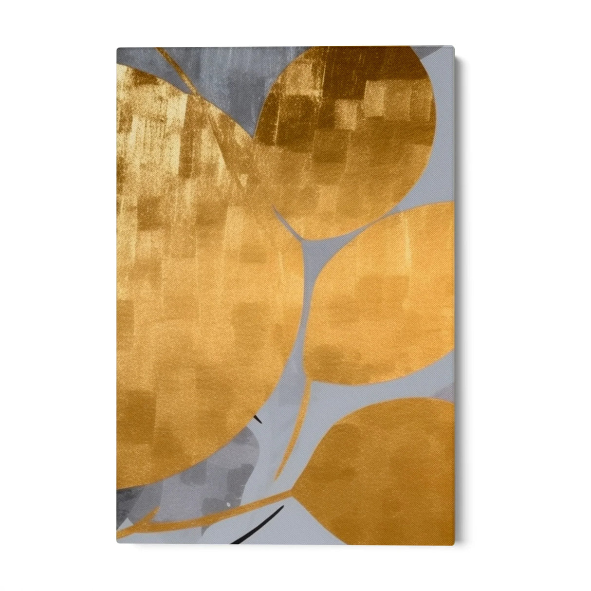 Quadro Stampa su Tela Fioriture dorate - CupidoDesign