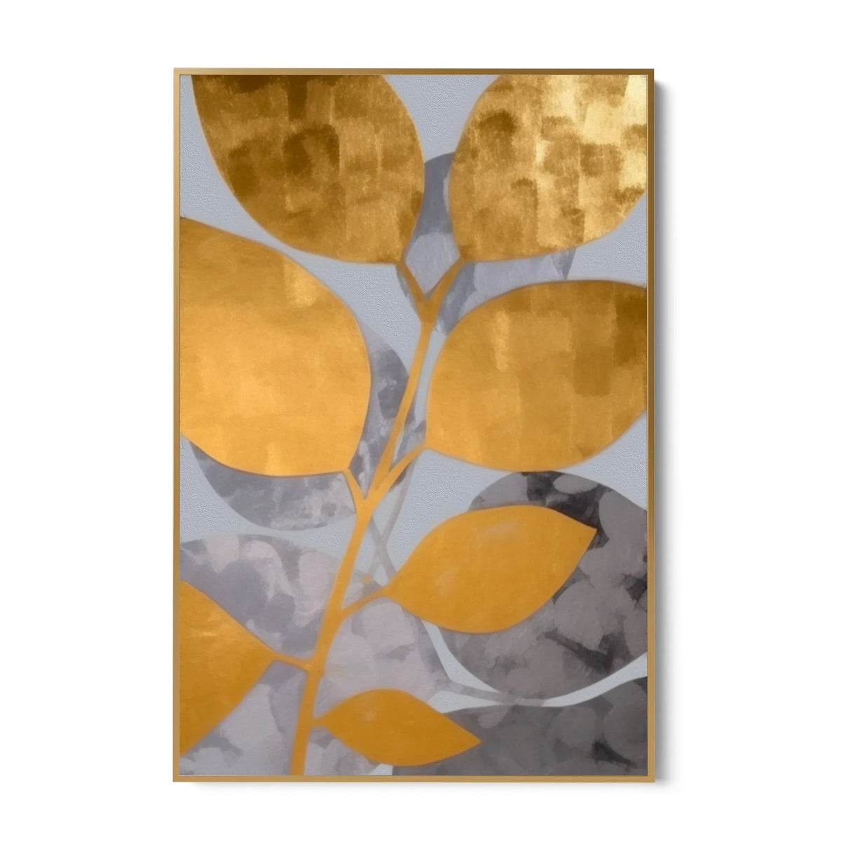 Quadro Stampa su Tela Fioriture dorate - CupidoDesign