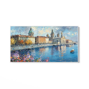 Quadro Stampa su Tela Fiume incantato - CupidoDesign