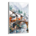 Quadro Stampa su Tela Fiume nella tundra - CupidoDesign
