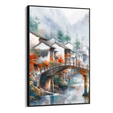 Quadro Stampa su Tela Fiume nella tundra - CupidoDesign
