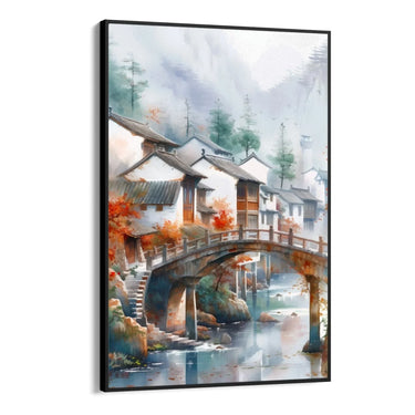 Quadro Stampa su Tela Fiume nella tundra - CupidoDesign