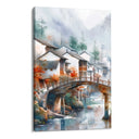 Quadro Stampa su Tela Fiume nella tundra - CupidoDesign