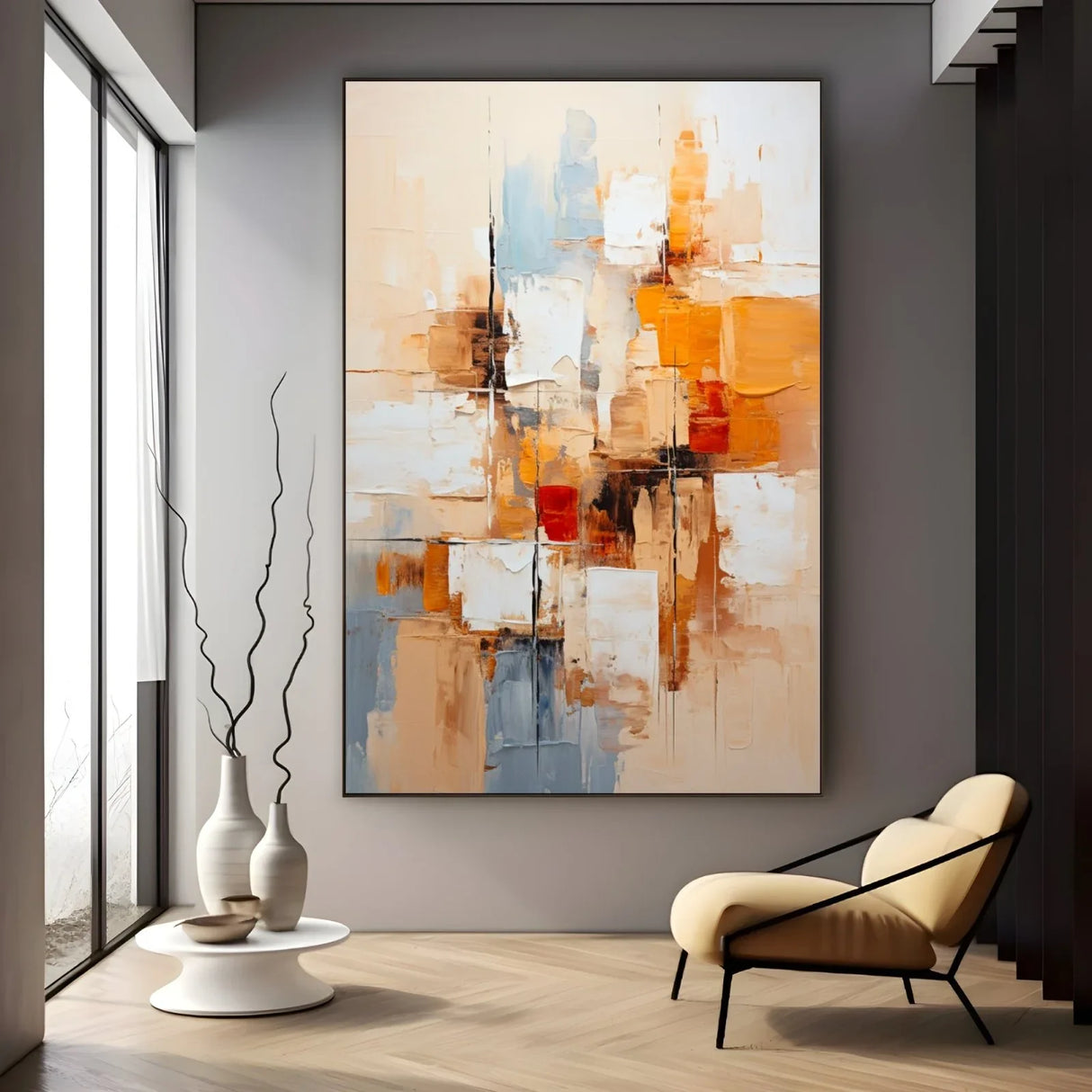 Quadro Stampa su Tela Fluidità lussuosa - CupidoDesign