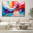 Quadro Stampa su Tela Flusso Colorato - CupidoDesign