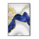 Quadro Stampa su Tela Flusso di blu - CupidoDesign