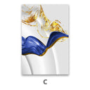 Quadro Stampa su Tela Flusso di blu - CupidoDesign