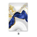 Quadro Stampa su Tela Flusso di blu - CupidoDesign