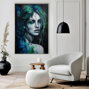 Quadro Stampa su Tela Flusso di Inchiostro - CupidoDesign