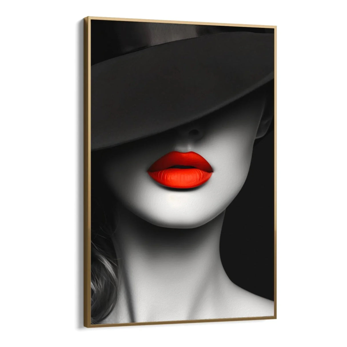 Quadro Stampa su Tela Flusso di rosso - CupidoDesign