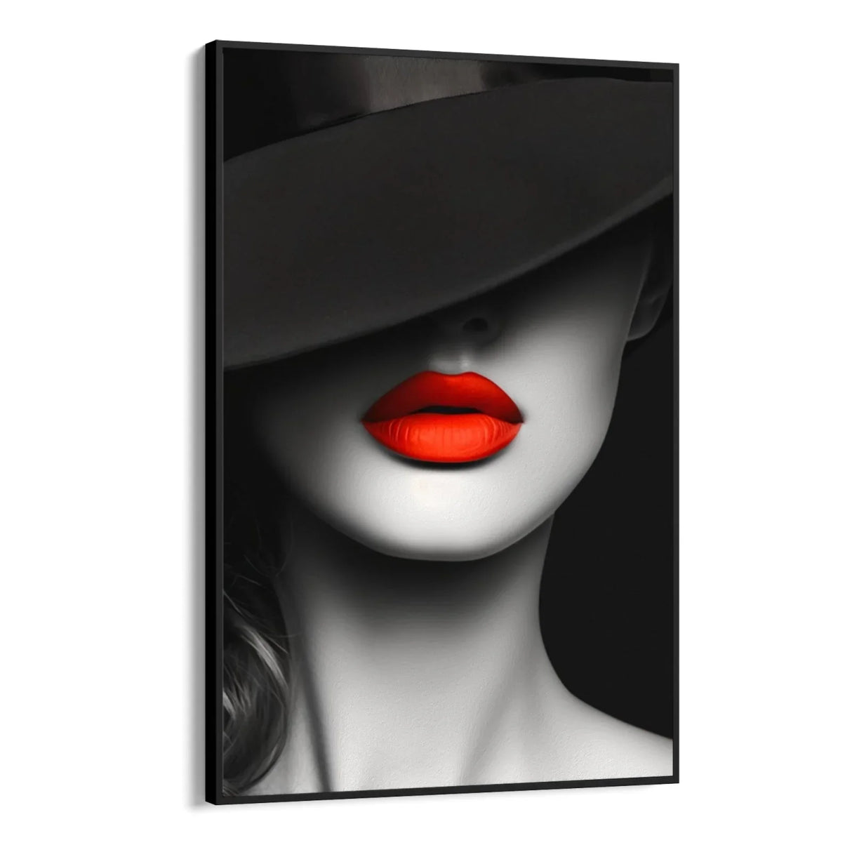 Quadro Stampa su Tela Flusso di rosso - CupidoDesign