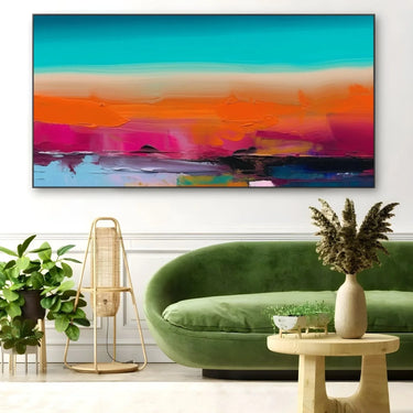 Quadro Stampa su Tela Flusso Impercettibile - CupidoDesign