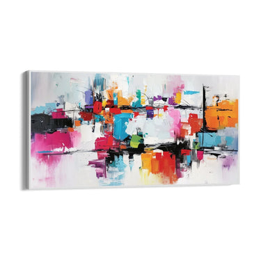 Quadro Stampa su Tela Flusso vivace - CupidoDesign