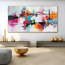 Quadro Stampa su Tela Flusso vivace - CupidoDesign