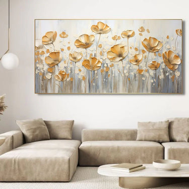 Quadro Stampa su Tela Fluttuazioni Floreali - CupidoDesign