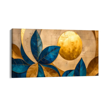 Quadro Stampa su Tela Foglie di Luna - CupidoDesign
