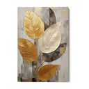Quadro Stampa su Tela Foglie dorate - CupidoDesign