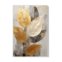 Quadro Stampa su Tela Foglie dorate - CupidoDesign