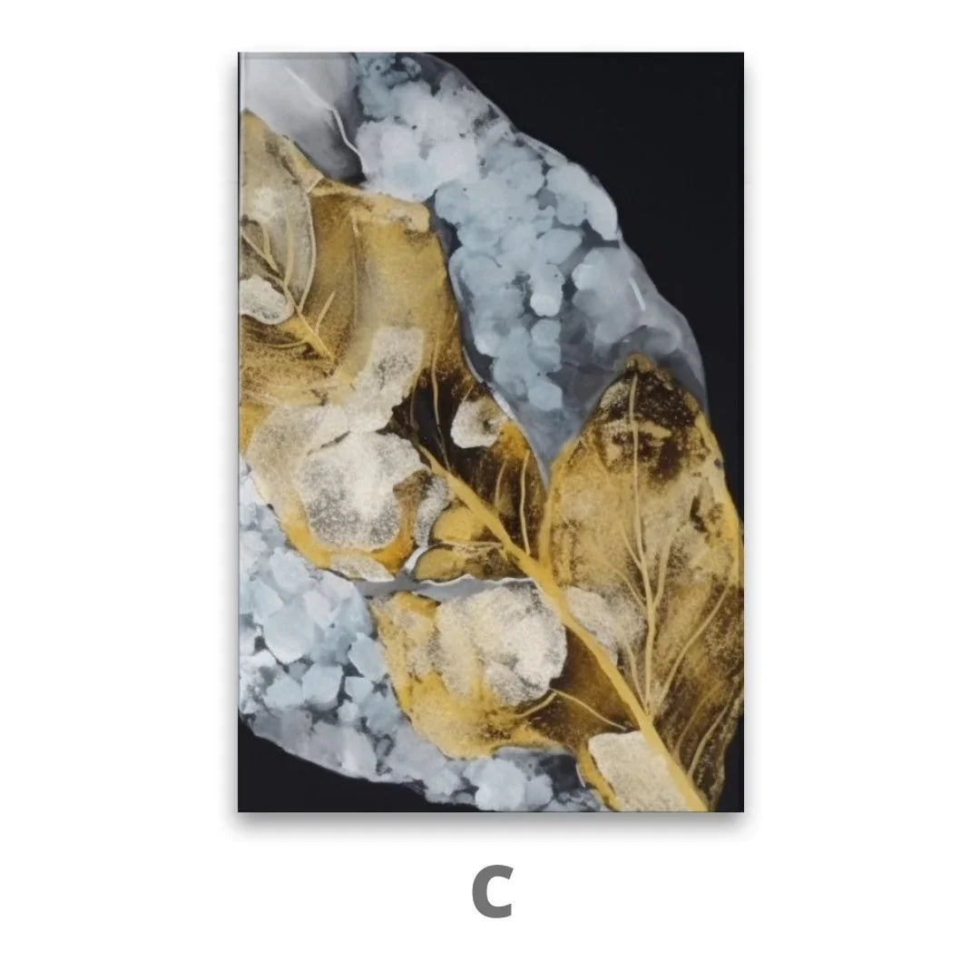 Quadro Stampa su Tela Foglie Luminose - CupidoDesign