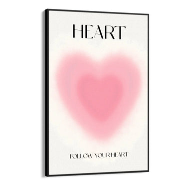 Quadro Stampa su Tela Follow your Heart - CupidoDesign