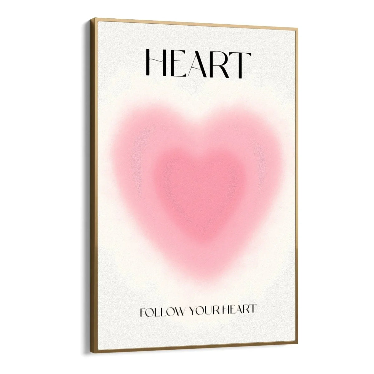 Quadro Stampa su Tela Follow your Heart - CupidoDesign