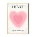 Quadro Stampa su Tela Follow your Heart - CupidoDesign