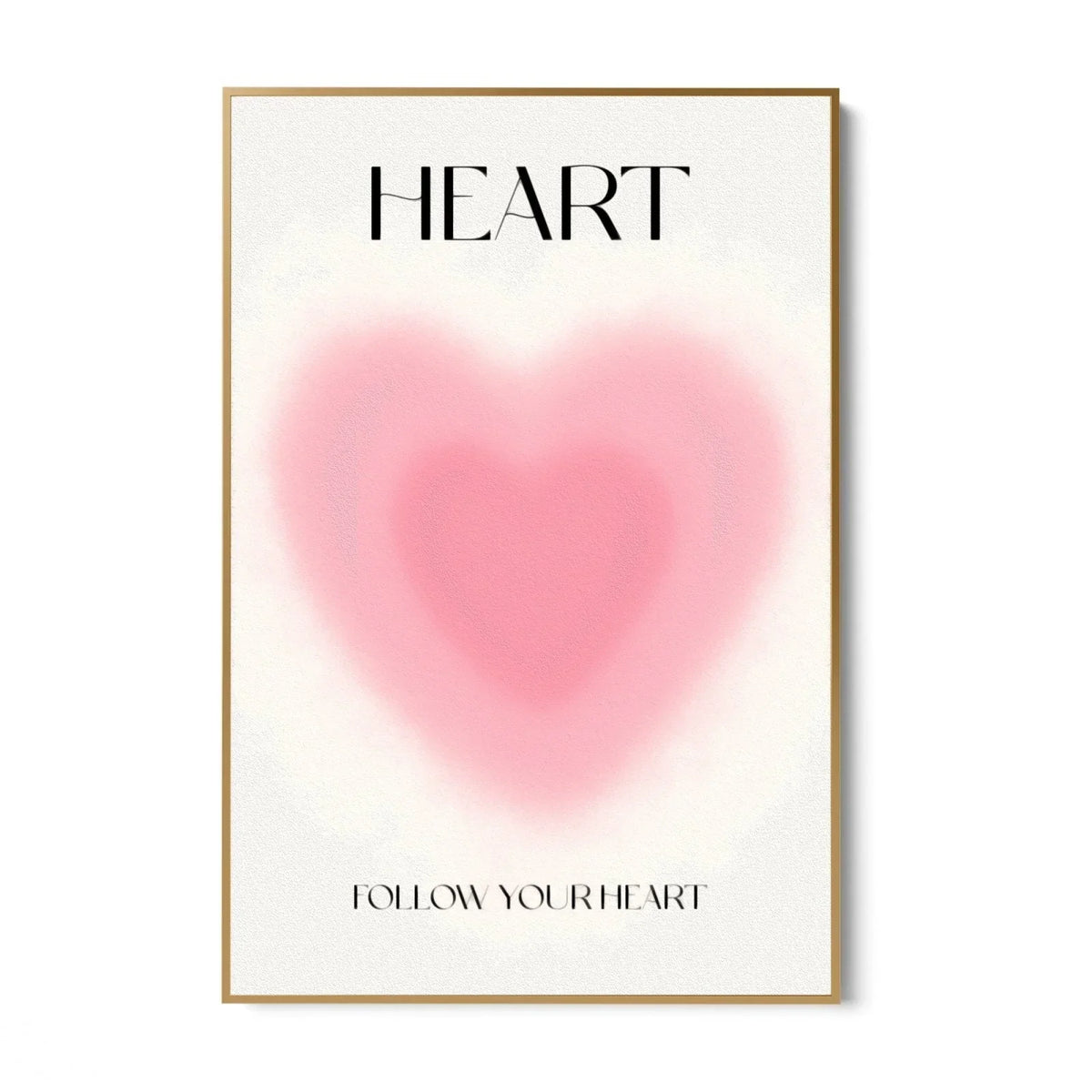 Quadro Stampa su Tela Follow your Heart - CupidoDesign
