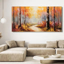 Quadro Stampa su Tela Foresta Autunnale - CupidoDesign