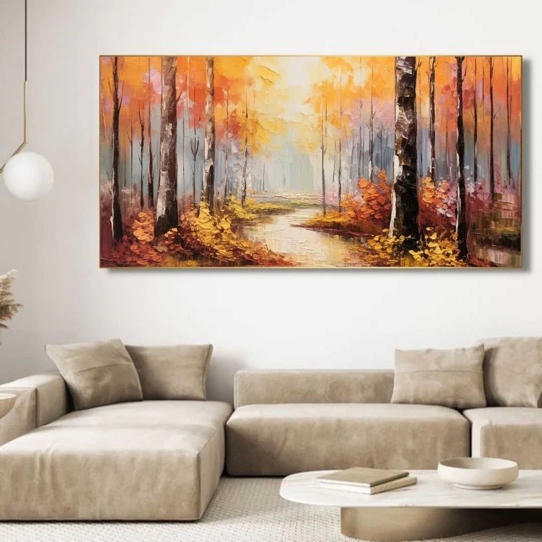 Quadro Stampa su Tela Foresta Autunnale - CupidoDesign