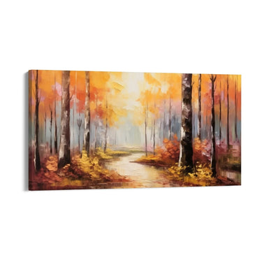 Quadro Stampa su Tela Foresta Autunnale - CupidoDesign