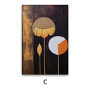 Quadro Stampa su Tela Forme floreali - CupidoDesign