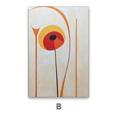 Quadro Stampa su Tela Forme floreali - CupidoDesign