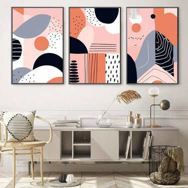 Quadro Stampa su Tela Forme leggere - CupidoDesign