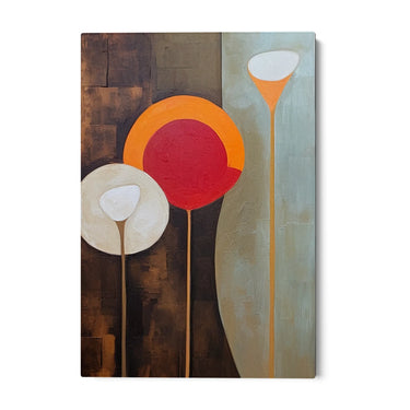 Quadro Stampa su Tela Forme floreali - CupidoDesign