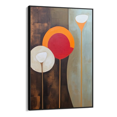 Quadro Stampa su Tela Forme floreali - CupidoDesign