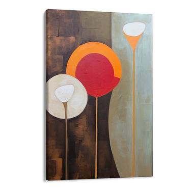 Quadro Stampa su Tela Forme floreali - CupidoDesign