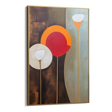 Quadro Stampa su Tela Forme floreali - CupidoDesign