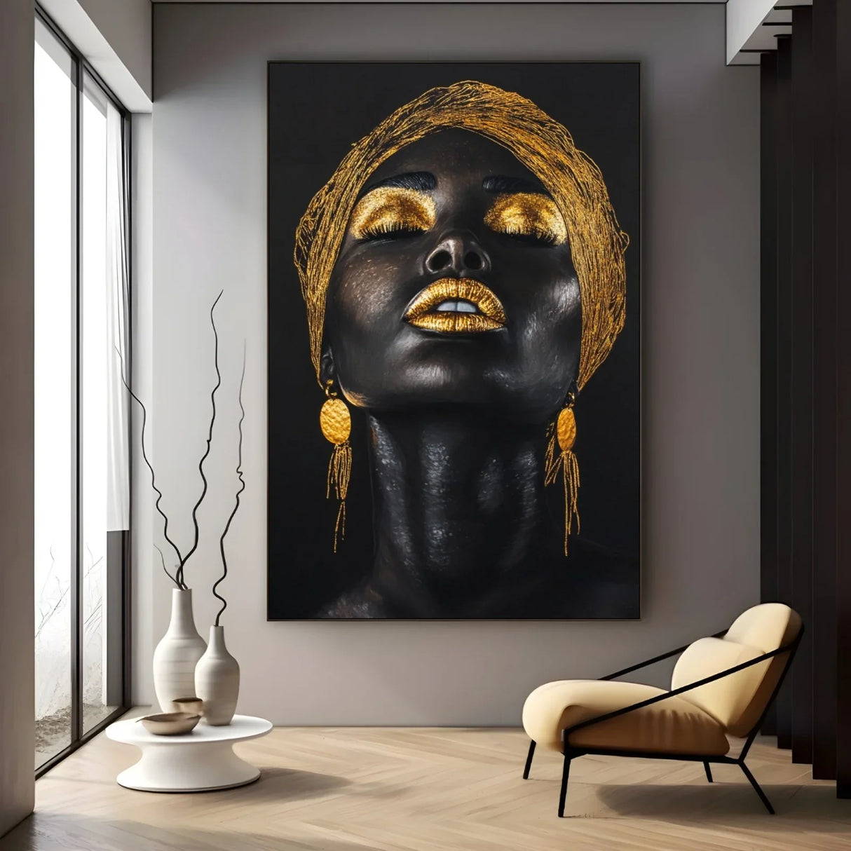 Quadro Stampa su Tela Fragranze Dorate - CupidoDesign
