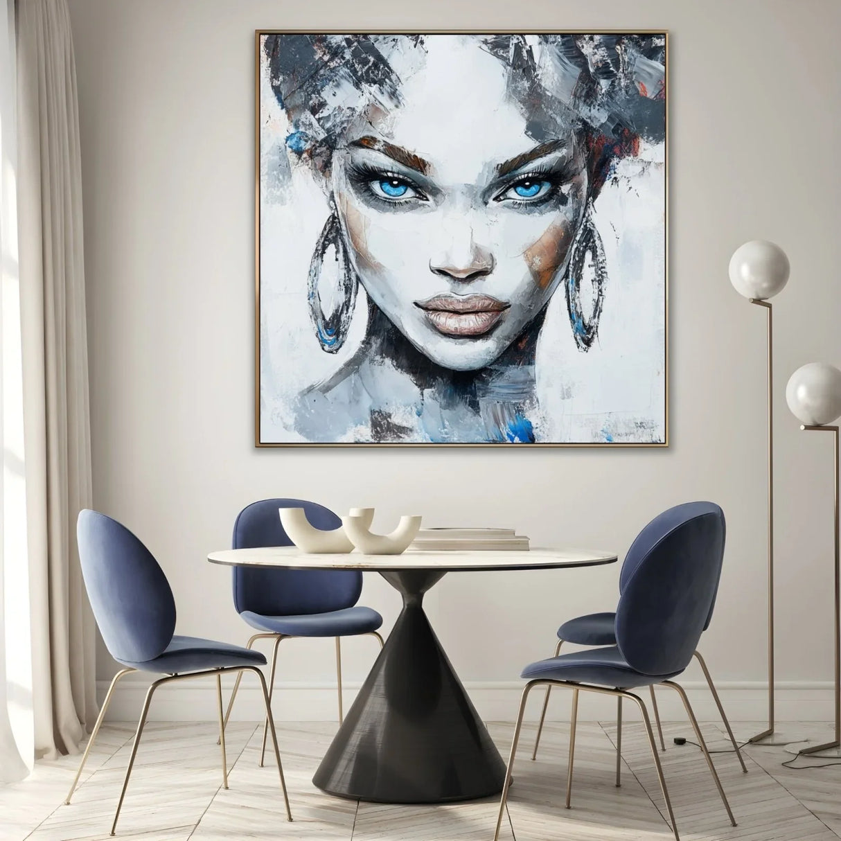 Quadro Stampa su Tela Frammenti di silenzio - CupidoDesign